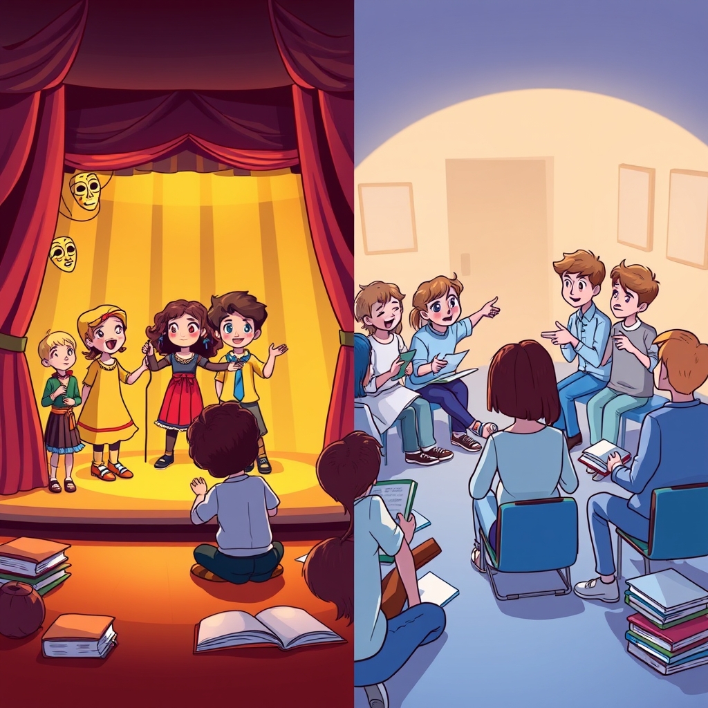 Британские драматические кружки vs американские дискуссионные клубы: что лучше развивает английскую речь у детей