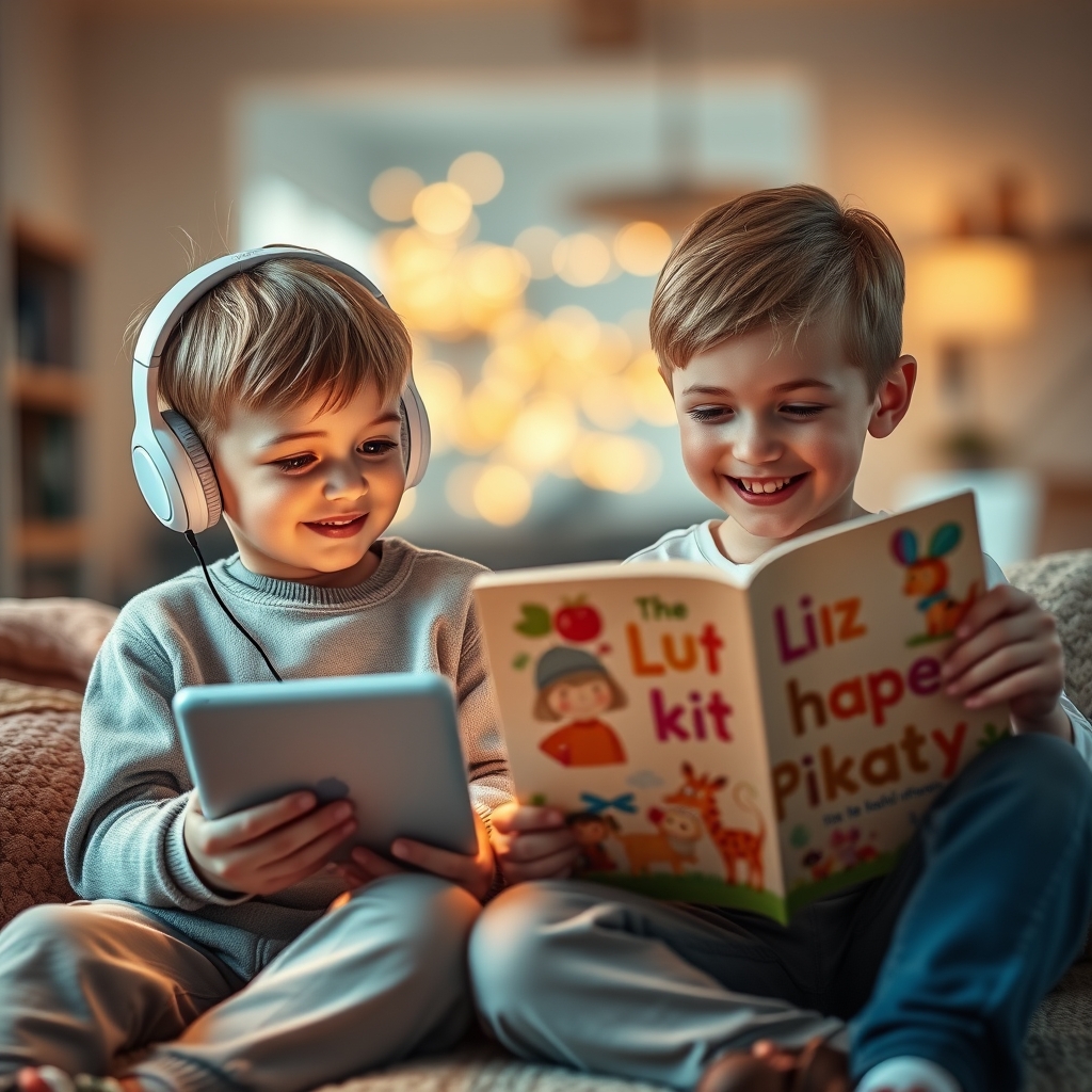 Аудиокнига или бумажная picture book: что лучше запоминается детям 5–7 лет при изучении английского