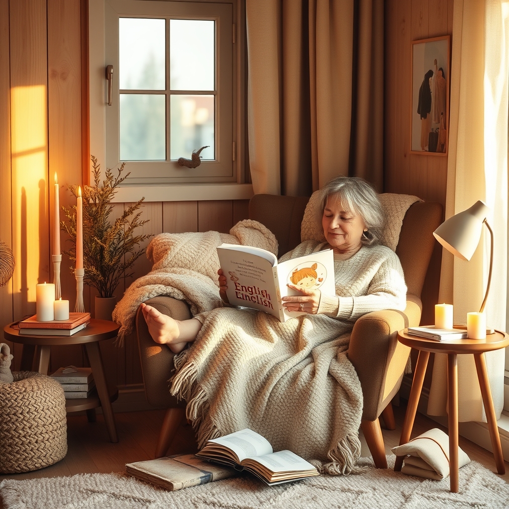 Датский hygge-английский: как изучать язык после 45 через уют и медленное чтение