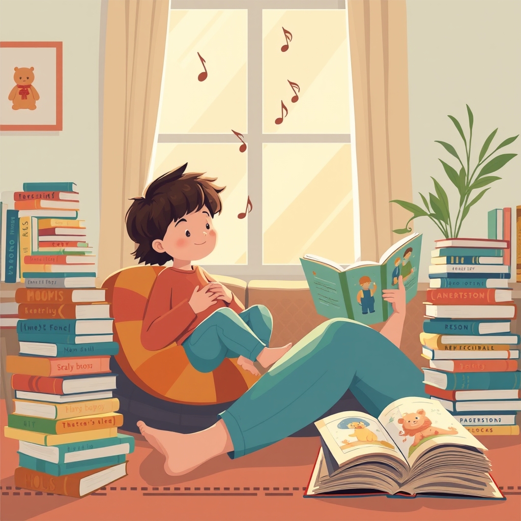 Слушание английского дома без мультиков: детские книги и песни для детей 3–8 лет