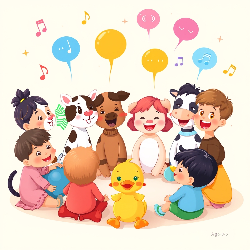 Английские звукоподражания для детей 3-5 лет: как «meow» и «woof» улучшают произношение за месяц