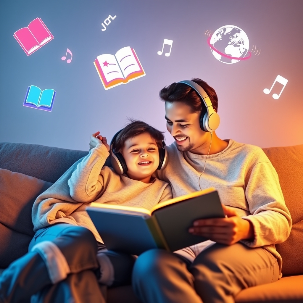 Английский для детей 7–9 лет: как слушать аудиокниги вместе, если родитель не знает языка