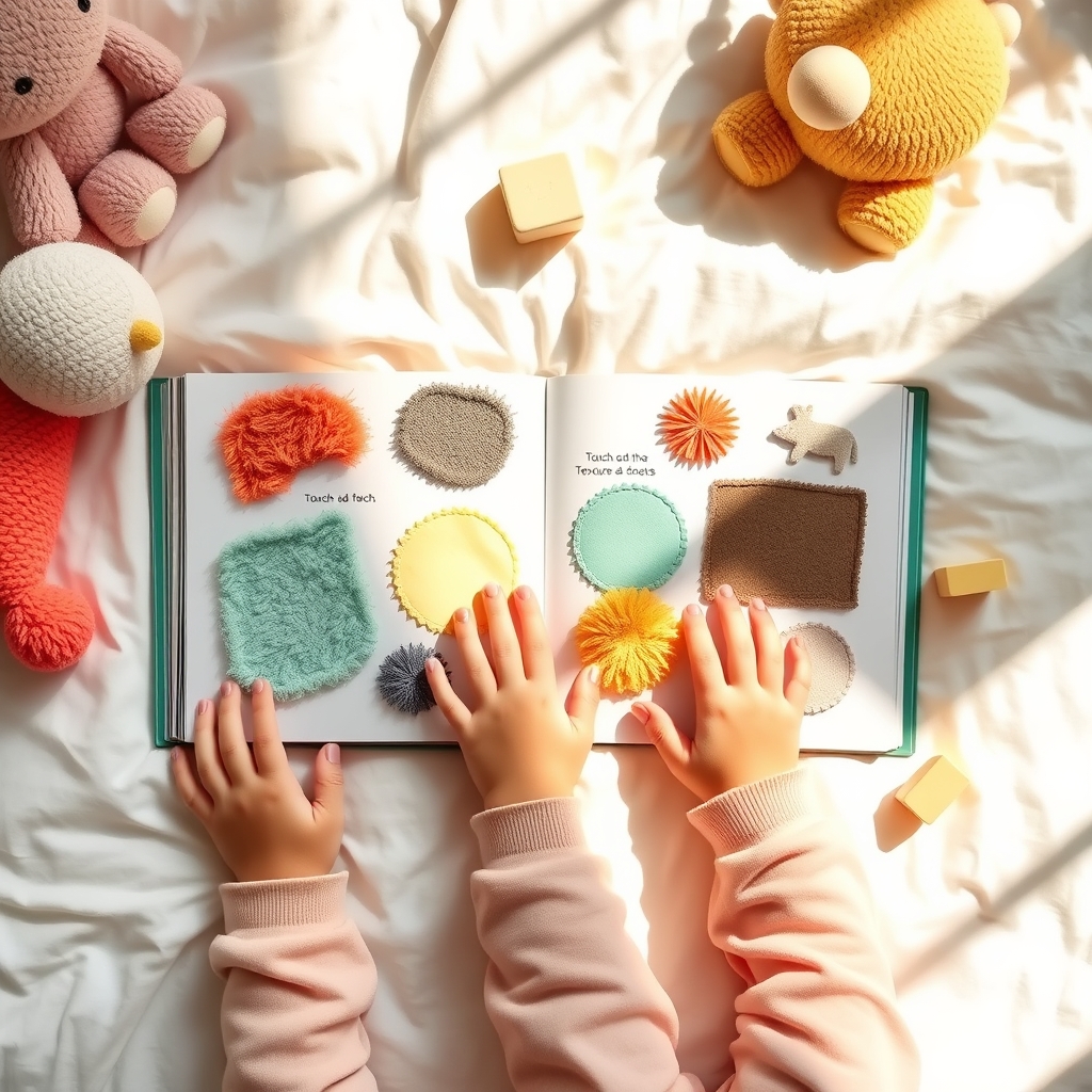 Топ-7 английских книжек с текстурными вставками для малышей 1–3 лет: осязаемые страницы и первые слова