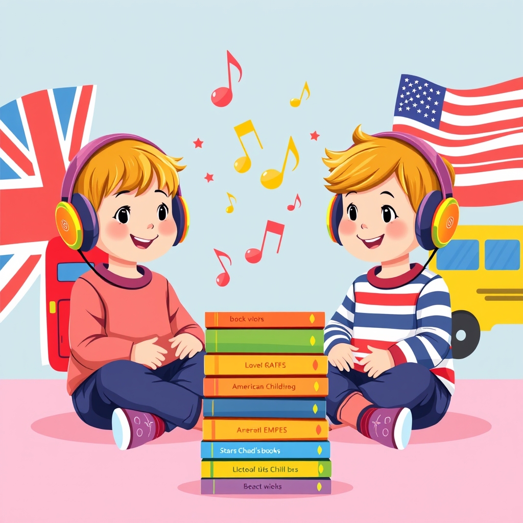 Британский или американский акцент: какой выбрать для изучения английского детьми 3-8 лет