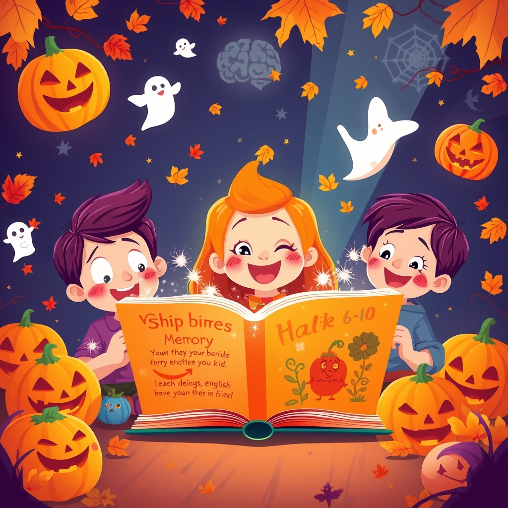 Почему дети запоминают английские слова на 40% лучше при чтении Halloween-историй: исследование нейропсихологов
