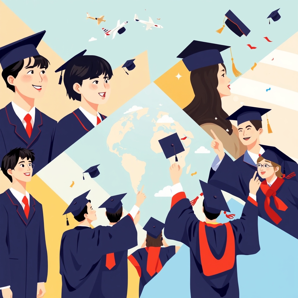 7 необычных традиций выпускных по всему миру: от японских слез до австралийских прыжков с парашютом